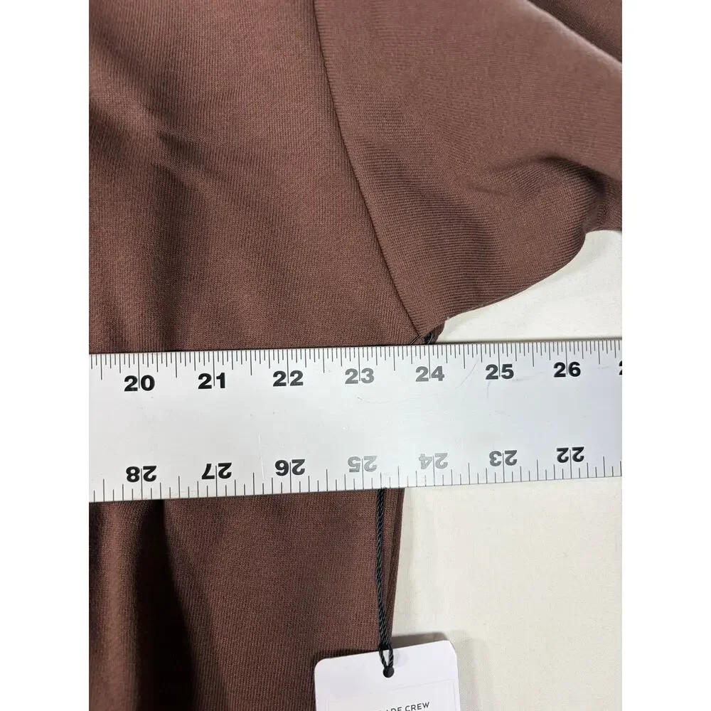 Alo Accolade Crew Neck pullover, Brownstone
